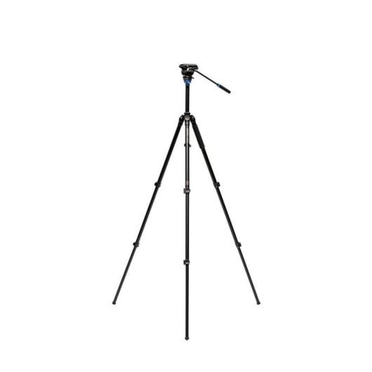 Trépied Benro A2573FS4PRO avec rotule vidéo, aluminium, 177 cm, 4 kg