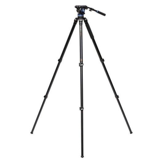 Treppiede Benro A373fb con Testa Video FS6pro Controllo Preciso 3 Sezioni