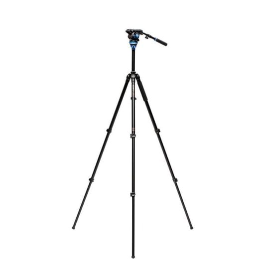 Trépied Benro A2573FS6PRO Aluminium Tête Vidéo FS6PRO 161 cm 6 kg