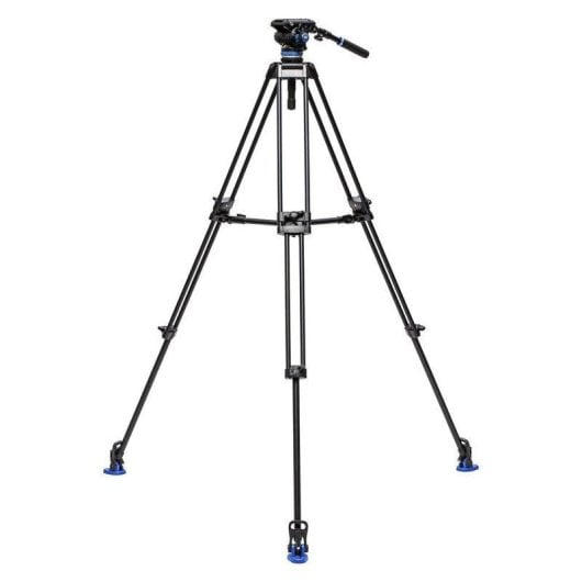 Videostativ Benro A573TB mit S6Pro Fluidkopf Aluminium Doppelrohr