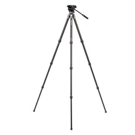 Stativ Benro TTOR24CLVS4PRO Carbon S4Pro Videokopf 4 kg 158,5 cm 3 Beinsegmente