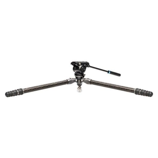 Trépied Benro TTOR34CLVS4PRO Carbone avec Tête Vidéo S4Pro 4 kg 163,5 cm