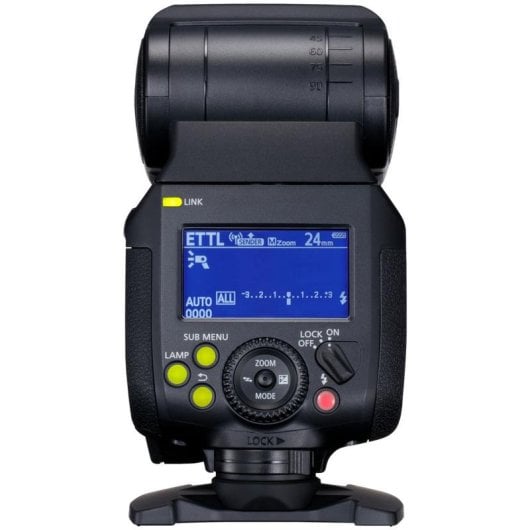 Flash fotográfico Canon Speedlite EL-1 V2 recarga rápida Guide 58m preto