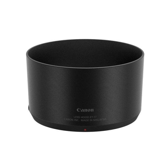 Parasol Canon ET-77 RF85mm F2 Macro IS STM Preto Quadrado 78 mm