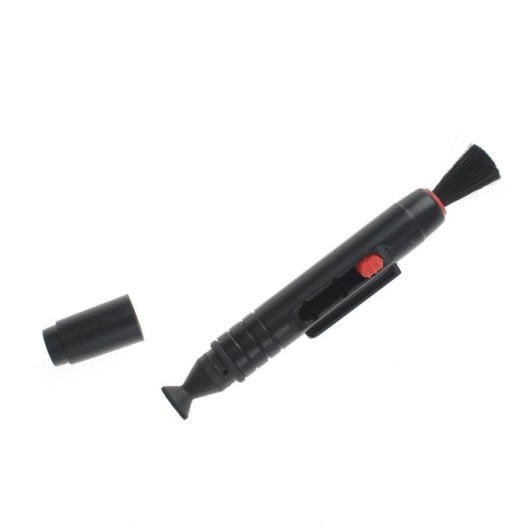 Bolígrafo de limpieza Caruba Lens Pen para cámaras, negro, carbono