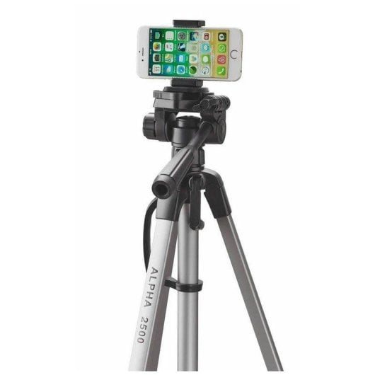 Stativ Cullmann Alpha 2500 mobile 3 Beine Aluminium Schwarz/Grau Smartphone