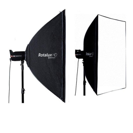 Softbox Elinchrom Rotalux HD Rectabox 100x130 cm hitzebeständig für Fotostudios