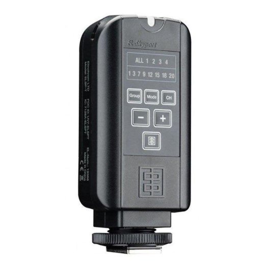 Emissor flash Elinchrom Skyport Plus 16 canais alcance 200 m controlo grupos