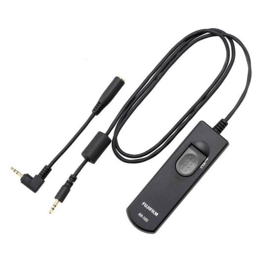 Mando a distancia Fujifilm RR-100 cableado negro para cámaras Fujifilm compatibles