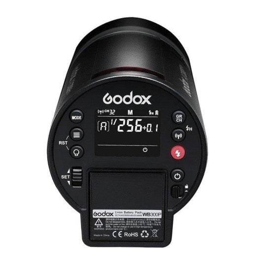 Flash fotográfico Godox AD300Pro 300 W autonomia TTL HSS recarregável