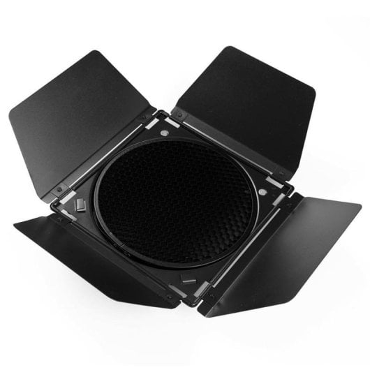 Barndoor Godox BD-04 Kit com Filtros de Cor e Grelha para Reflector 7"