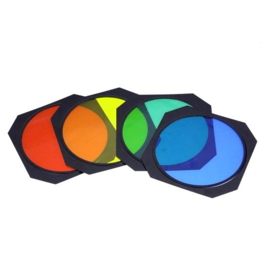 Barndoor Godox BD-04 Kit com Filtros de Cor e Grelha para Reflector 7"