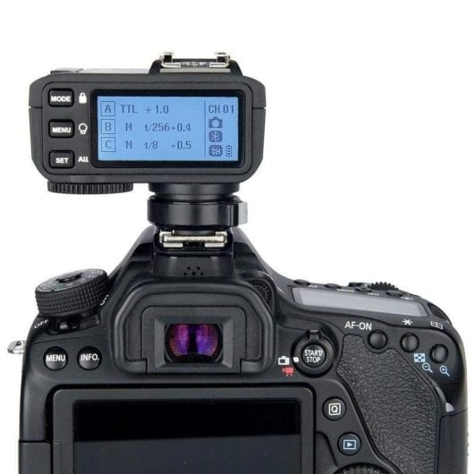 Trigger Godox X2T-C Kompatibel mit Canon Bluetooth 2.4GHz 5 Gruppen