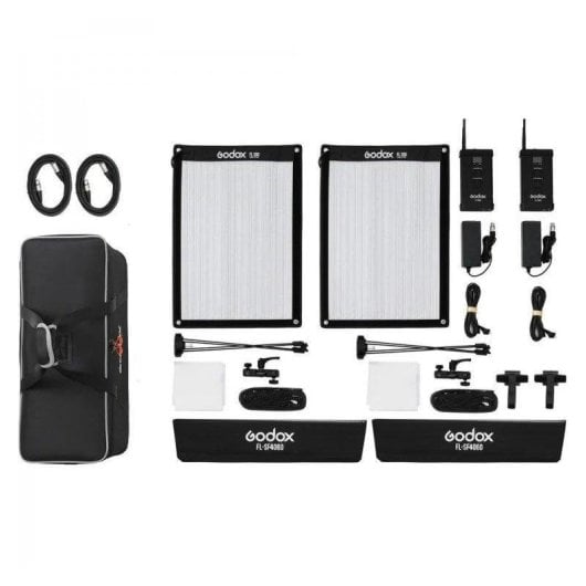 Painel LED Godox FL100-K2 Painel Flexível 100W com Softbox e Bolsa