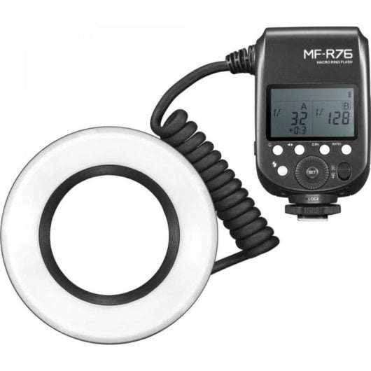 Blitzring Godox MF-R76 Makro LCD Lithium-Akku Universal Kompatibilität