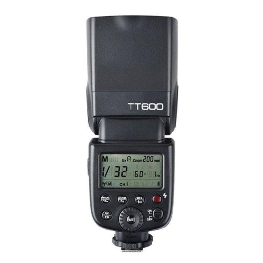 Flash Godox TT600 Guide 60 Zoom 20-200mm 2.4GHz LCD Haute Vitesse