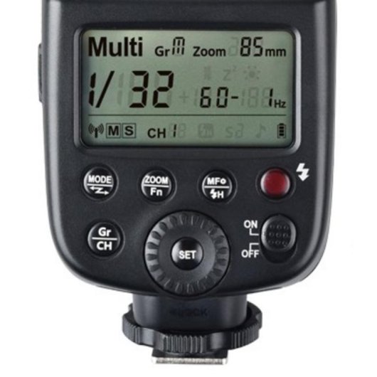 Flash Godox TT600 Guide 60 Zoom 20-200mm 2.4GHz LCD Haute Vitesse