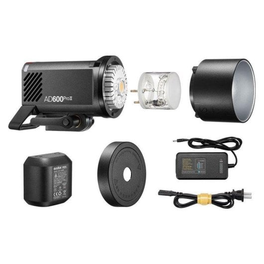 Flash Godox AD600ProII TTL 600Ws LED 40W Bateria Recicl. Rápida HSS Bowens