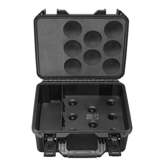 Luz contínua Godox C7R-K8B RGBWW Kit 8x10W E27 Bluetooth recarregável