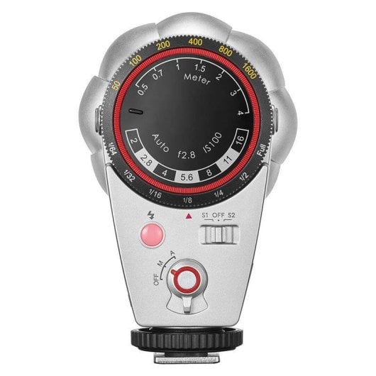 Flash Godox Lux Cadet Black-silver rétro, compact, batterie lithium intégrée