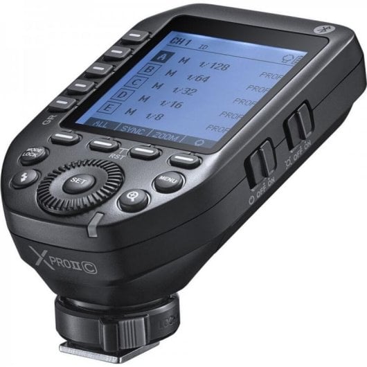 Datenübertragungssender Godox XProIIC Canon 2.4 GHz 100 m LCD AA