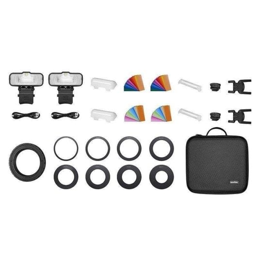 Godox MF12 K2 Makro Dual TTL 2.4G Kit Wiederaufladbar