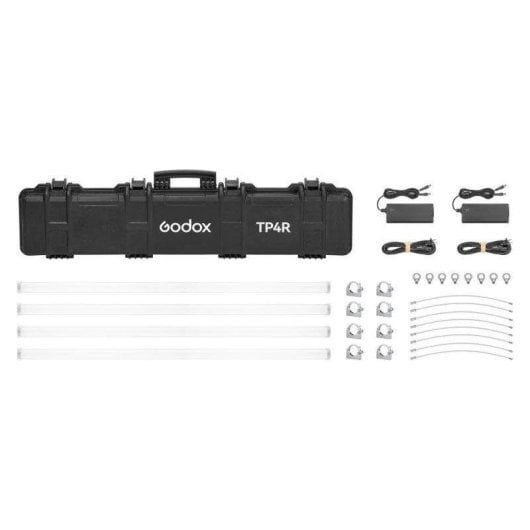 Tube lumineux Godox TP4R-K4 120cm RGB Pixel mapping kit de 4