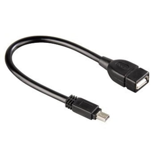 Cavo USB Hama 75039626 Mini B Maschio a A Femmina 0,15 m Nero OTG