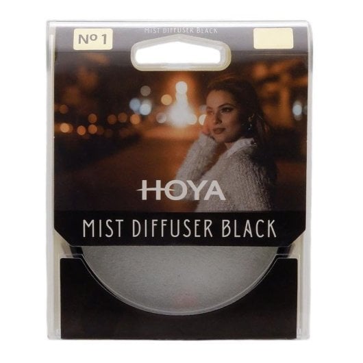 Filtro de lente Hoya Mist Diffuser Black No1 62 mm alumínio