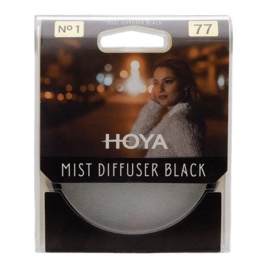 Filtro de cámara Hoya Mist Diffuser Black No1 77 mm efecto suavizado