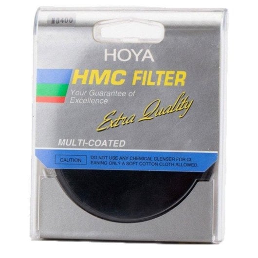 Filtre de caméra Hoya NDx400 72mm réduction de lumière extrême