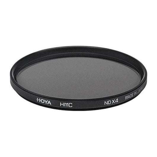 Filtre de lentille Hoya ND4 52mm Réduction lumière Finition noire