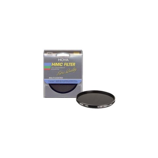 Kameraobjektivfilter Hoya NDx8 52mm Neutraldichtefilter Schwarz Grau