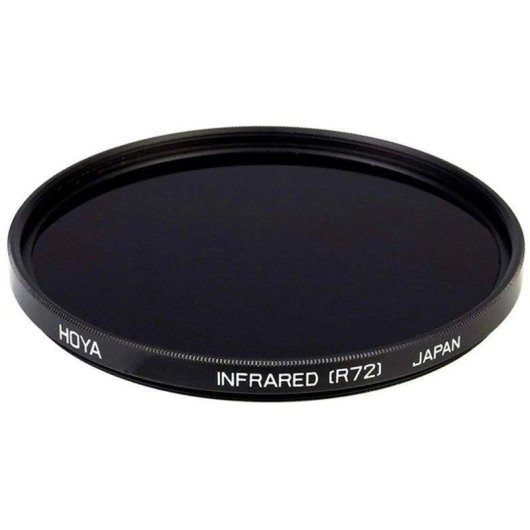 Kamerafilter Hoya R72 Infrarot 62 mm Schwarz
