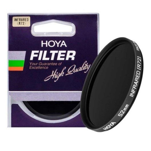 Kamerafilter Hoya R72 Infrarot 62 mm Schwarz