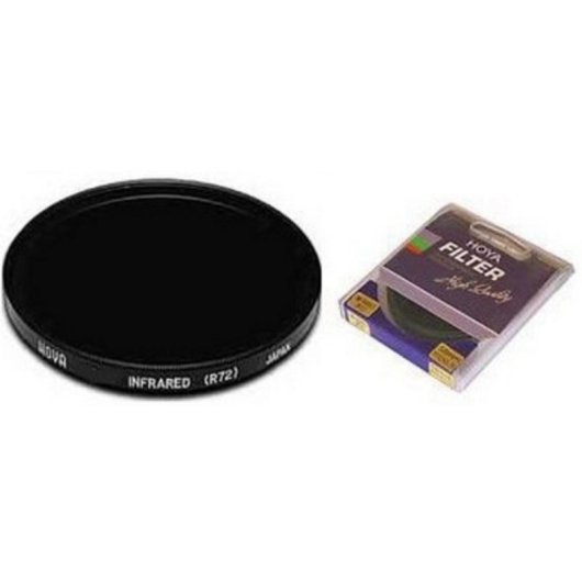 Kamerafilter Hoya R72 Infrarot 62 mm Schwarz