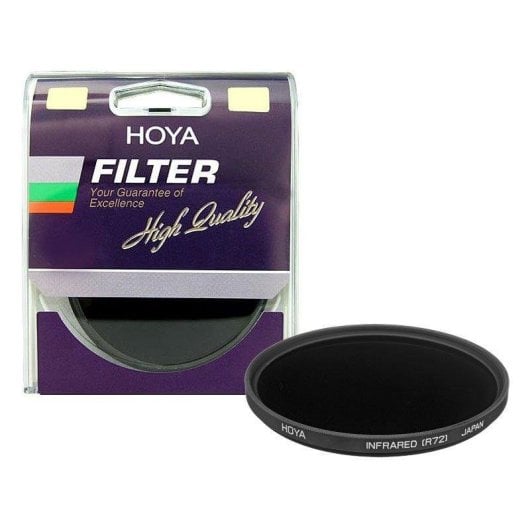 Filtro infravermelho Hoya R72 77mm bloqueio luz visível efeito criativo