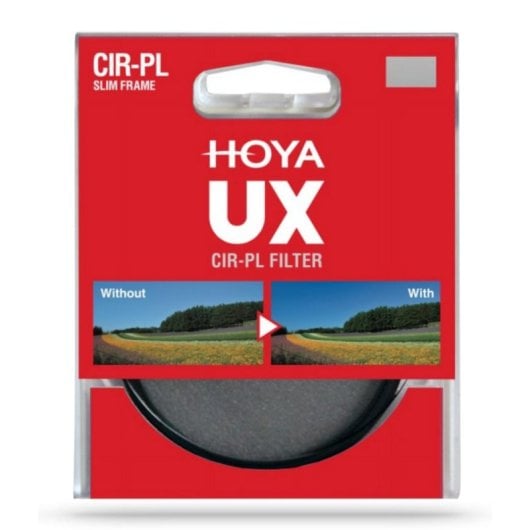 Filtro de Lente Hoya UX CIR-PL 37mm Polarizador Circular Slim Revestimento Dupla Face