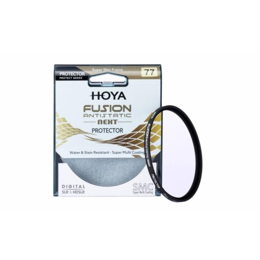 Filtre de protection Hoya Fusion Antistatic Next 77 mm aluminium antistatique