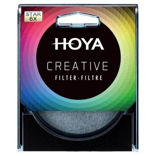 Filtro de Lente Hoya STAR-6X 52mm Efeito Estrela 6 Raios Preto