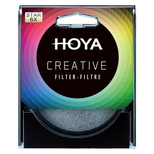 Filtro de Lente Hoya STAR-6X 58mm Efeito Estrela 6 Raios com Bolsa