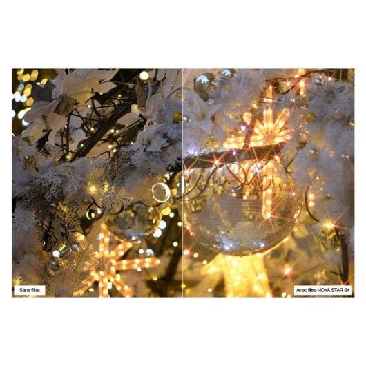 Filtro de Lente Hoya STAR-6X 58mm Efeito Estrela 6 Raios com Bolsa