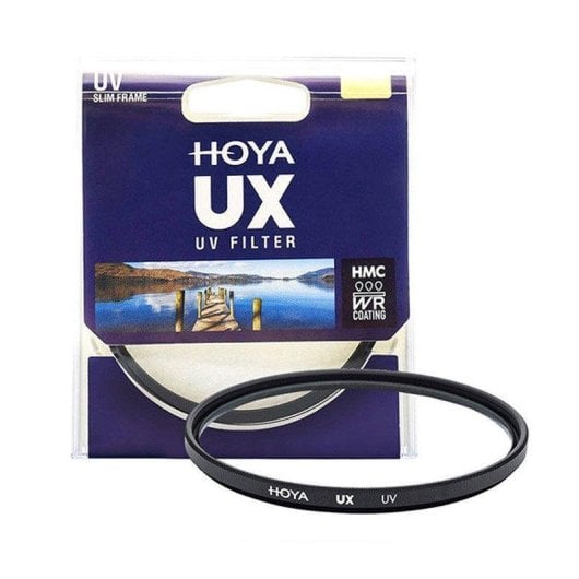 Filtre UV Hoya UX 37 mm aluminium revêtement hydrophobe cadre slim