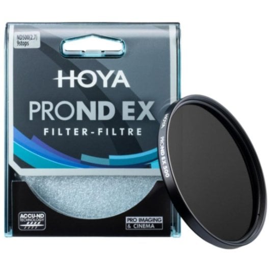 Filtro Hoya PROND EX 500 ND500 62mm riduzione luce 9 stop Alluminio