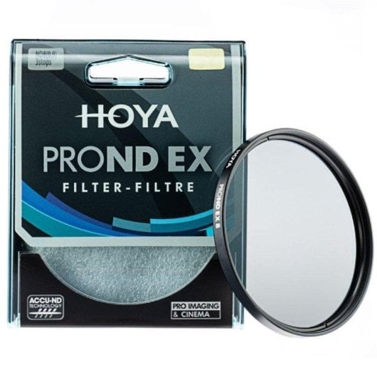Filtro de lente Hoya PROND EX 8 62mm eliminación neutra, aluminio, negro