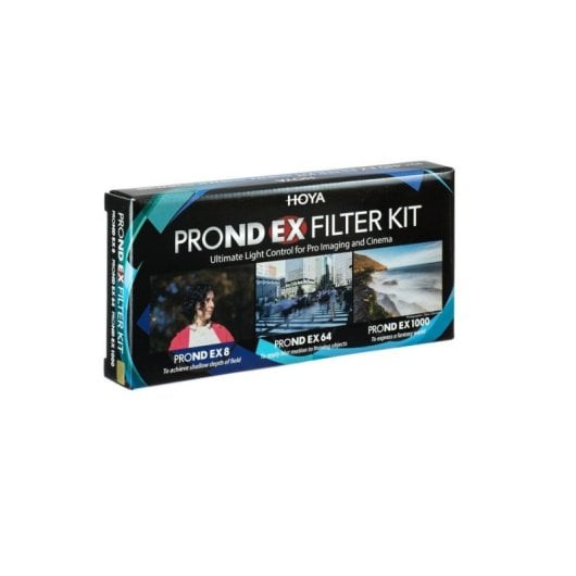 Filtre d'objectif Hoya PRO ND EX Kit 55 mm Aluminium 3 pièces ND1000 ND64 ND8