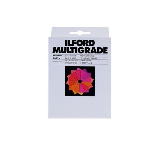 Filtro lente Ilford 1762628 Multigrade set 12 pezzi 89 mm per contrasto fotografico