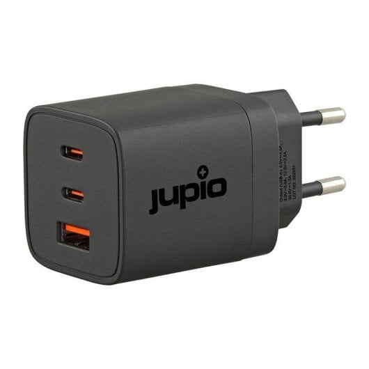 Carregador USB Jupio UTC0040 60W GaN Triplo USB-A Quick Charge USB-C PD PPS
