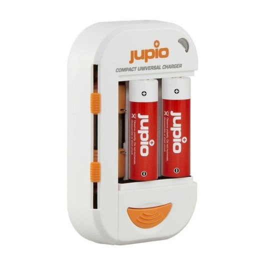 Carregador de baterias Jupio LUC0050 compacto AA AAA USB múltiplas químicas