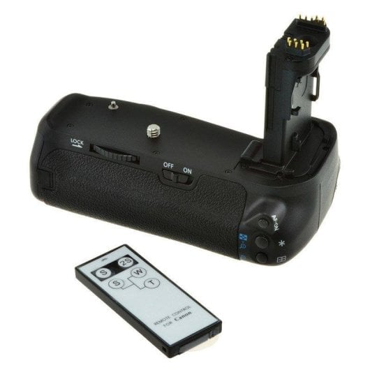 Punho de bateria Jupio BG-E14 para Canon EOS 70D 80D 90D com comando remoto